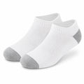 Calzini alla caviglia 35-38 in tessuto a maglia bianco e grigio per uso quotidiano