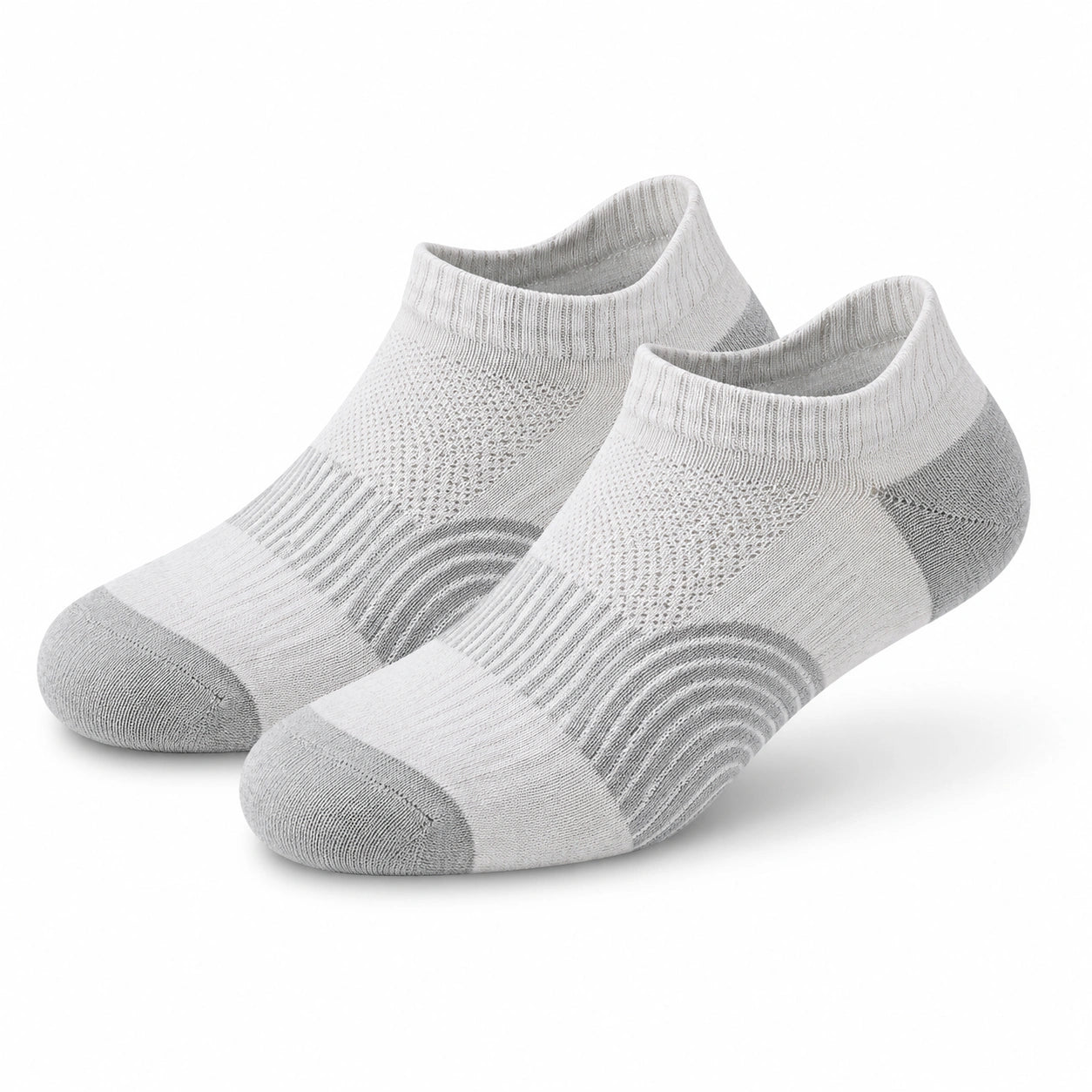 Calze sportive alla caviglia 43-46 in maglia grigio chiaro per attività quotidiane