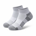 Calze sportive alla caviglia 43-46 grigio chiaro in maglia elasticizzata traspiranti