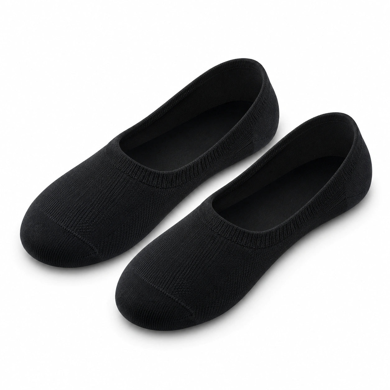 Calzini invisibili 39-42 in tessuto nero - stile minimal per uso quotidiano