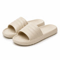 Ciabatte 36/37 in materiale sintetico beige - aperte con suola antiscivolo
