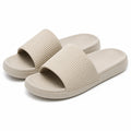 Ciabatte 40/41 beige in materiale sintetico per piscina con fascia testurizzata