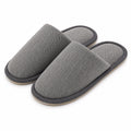 Pantofole da casa 40/41 in tessuto grigio - chiuse leggere